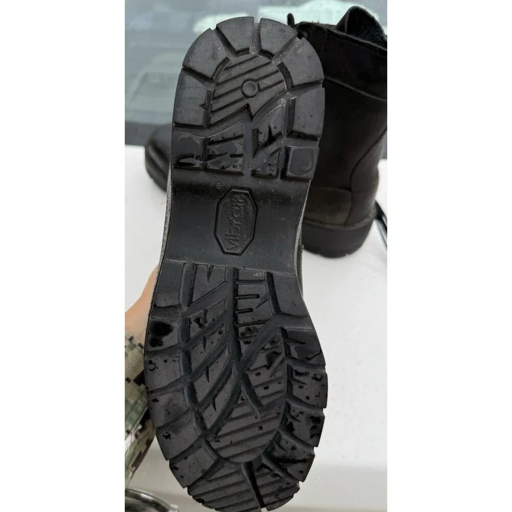 Belleville Women’s 360ST Black Leather Vibram Sole Combat Boots‎ Steel Toe Sz 8R